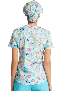 Cherokee Go With The Float Bouffant Scrub Cap