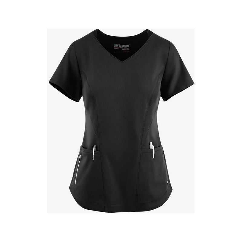 Grey's Anatomy by Barco Carly 3-pocket Sport Neck Top