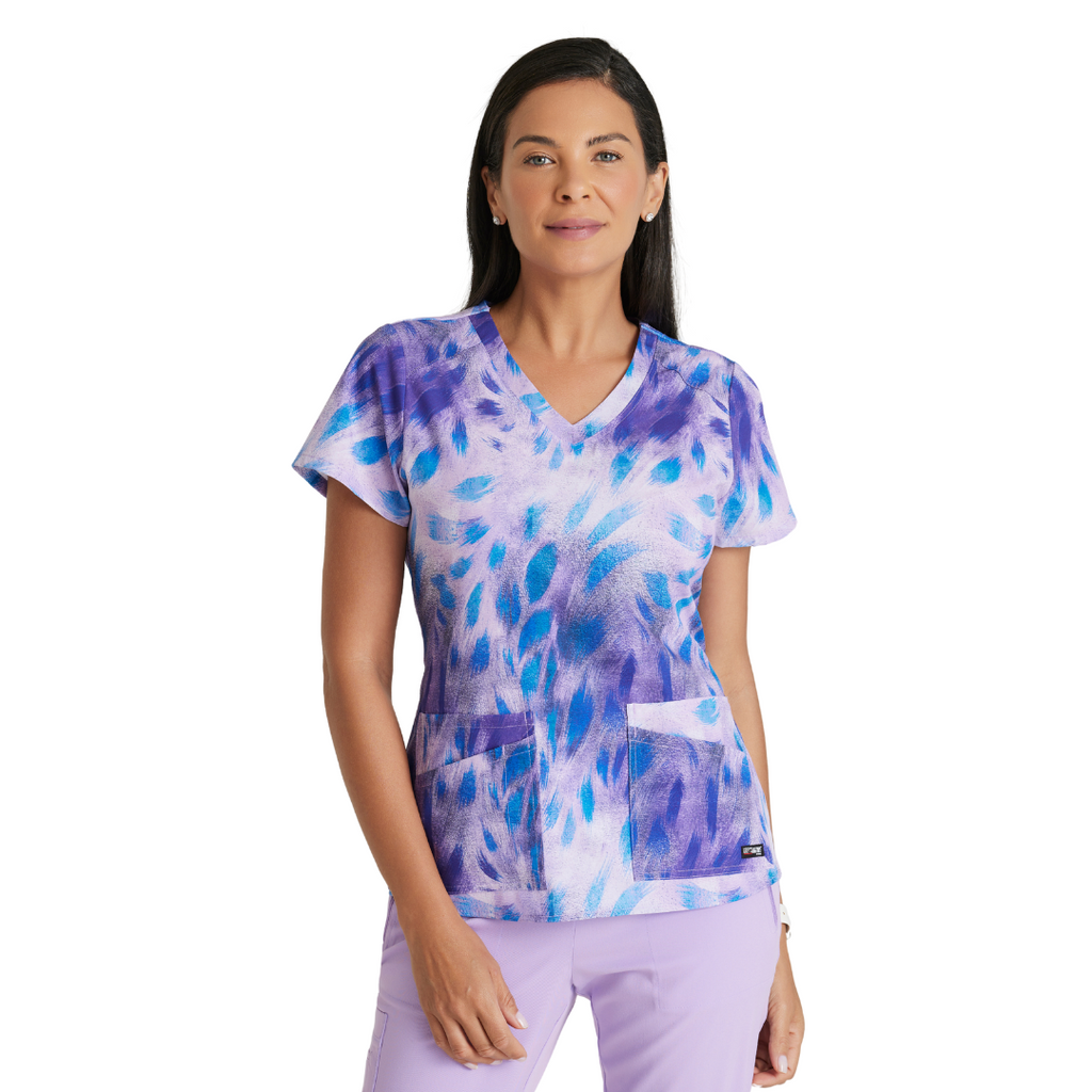 Grey's Anatomy by Barco Ella Print Top