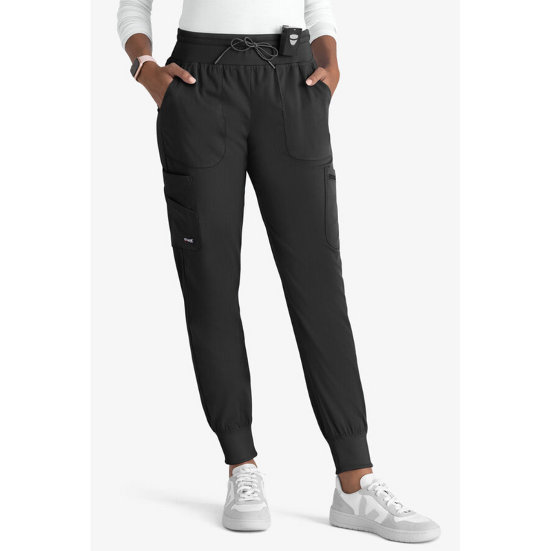 Grey's Anatomy by Barco Carly 7-pocket Rib Trim Jogger