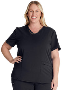 Women's 2 Pkt V-Neck  CK837A