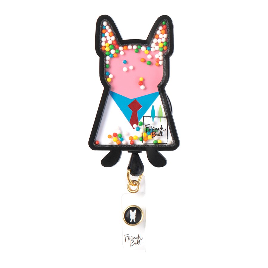 French Bull by Koi Frenchie Badge Reel