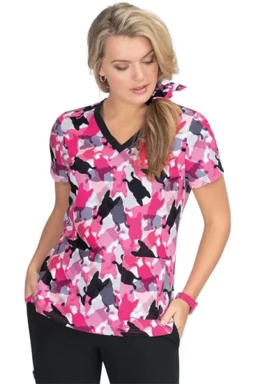 French Bull by koi Lulu Camo Top