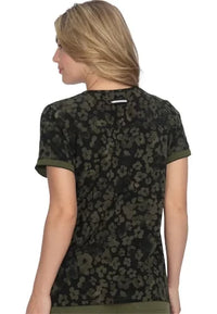 koi Next Gen Heart and Hustle Cheetah Print Top