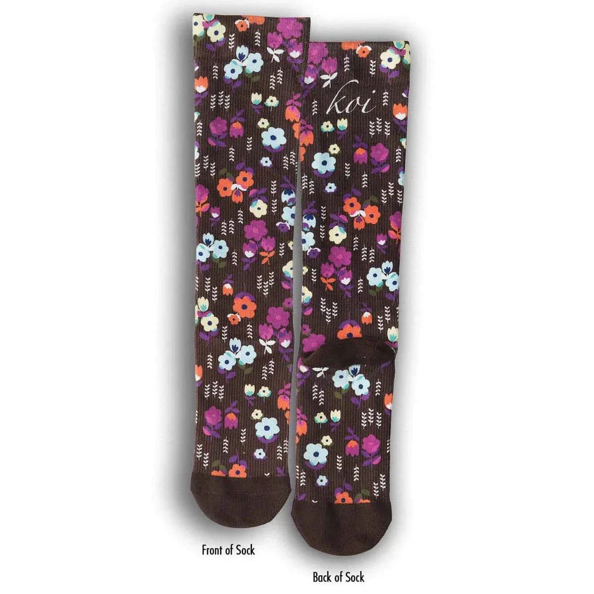 koi Floral Compression Socks