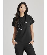 Unify  4-Pkt Henley Scrub Top BUT163