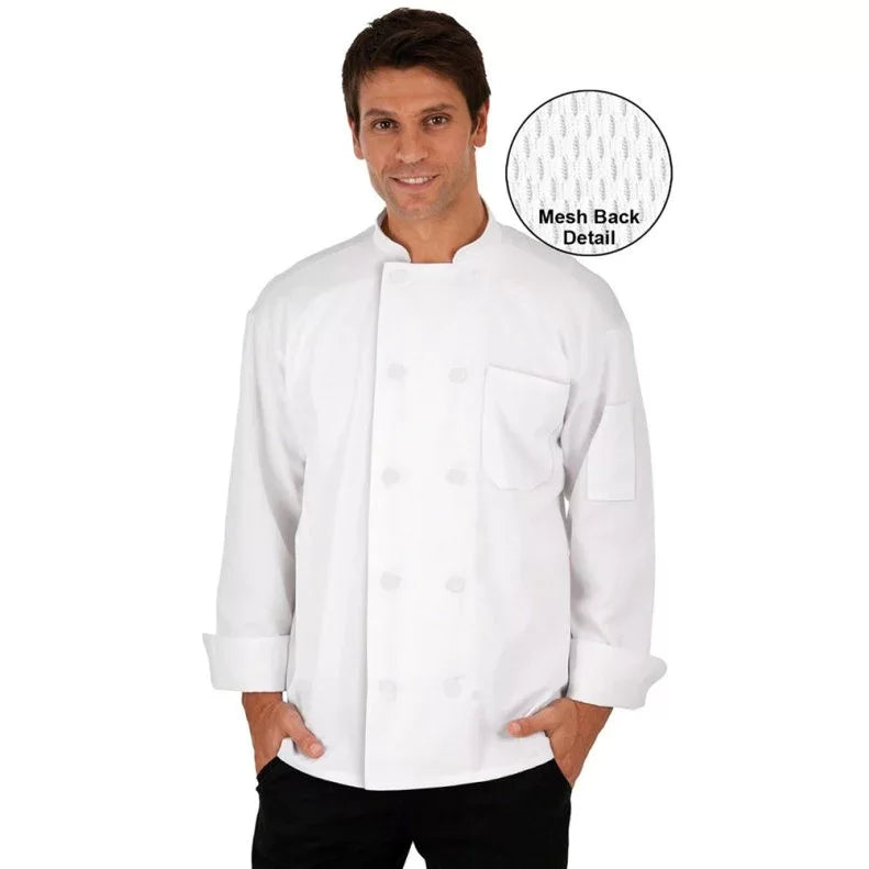 MOBB L Slve Chef Coat  CC650