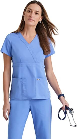Grey's Anatomy  Riley 3-pocket Top 4153