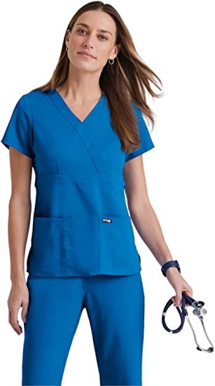 Grey's Anatomy  Riley 3-pocket Top 4153
