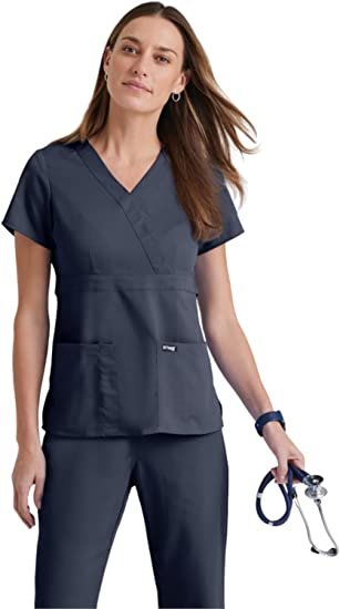 Grey's Anatomy  Riley 3-pocket Top 4153