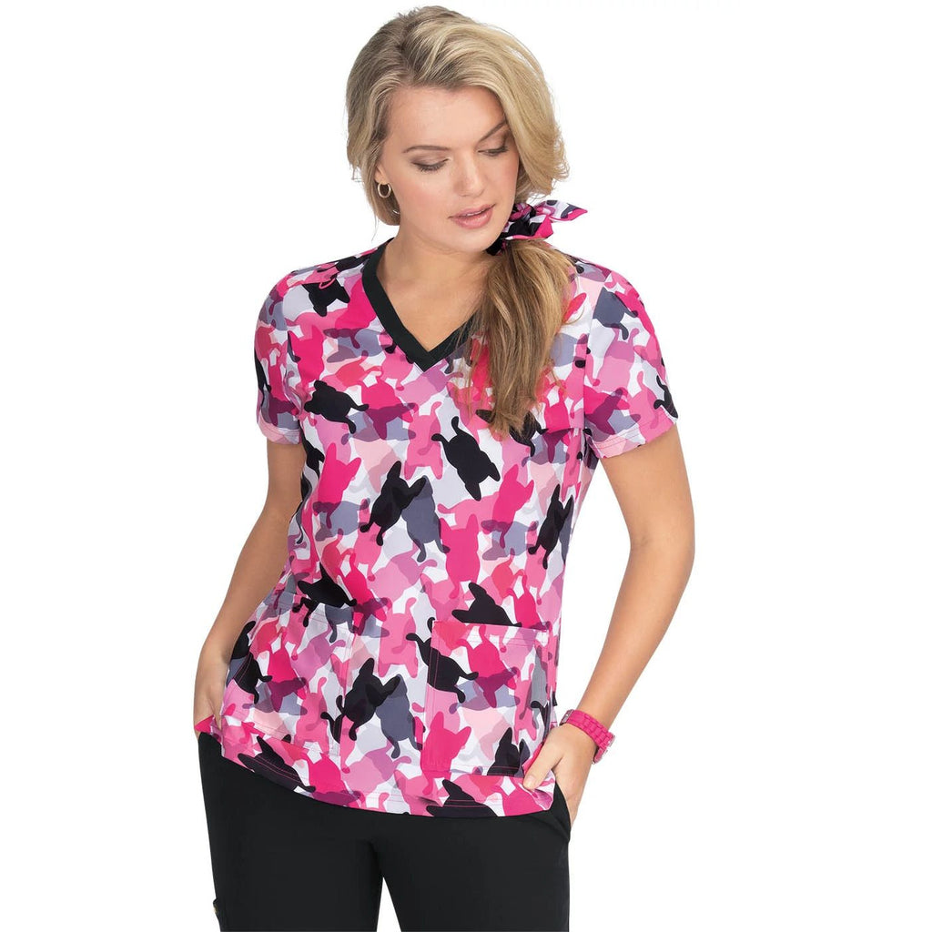 French Bull by koi Lulu Camo Top